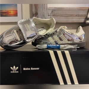 Wales Bonner silver sambas